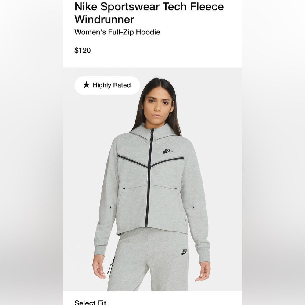 Nike womens tech fleece Windrunner